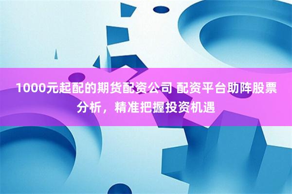 1000元起配的期货配资公司 配资平台助阵股票分析，精准把握投资机遇